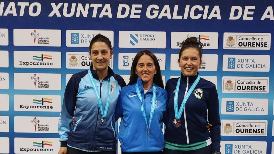 Doble título autonómico máster para la atleta Rebeca Soto en 800 y 1.500