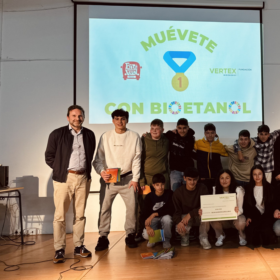 Los estudiantes del CPI Atios se hacen con el máximo galardón del “Muévete con bioetanol”