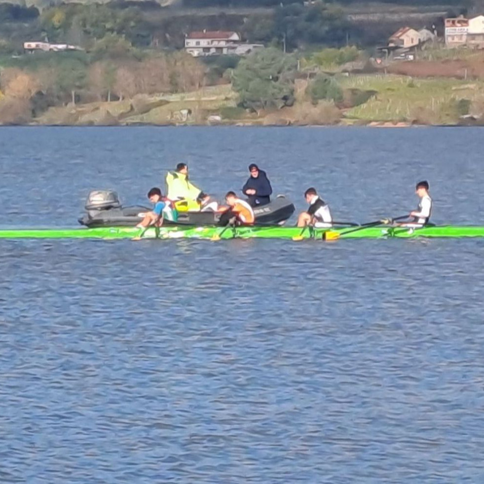 Remo Cedeira y San Felipe Ferrol, con la selección gallega en Ourense