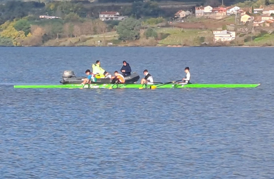 Remo Cedeira y San Felipe Ferrol, con la selección gallega en Ourense