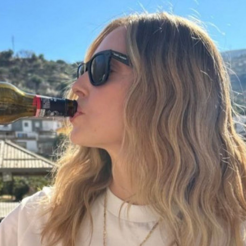 Chiara Ferragni disfruta de Estrella Galicia en su visita a España