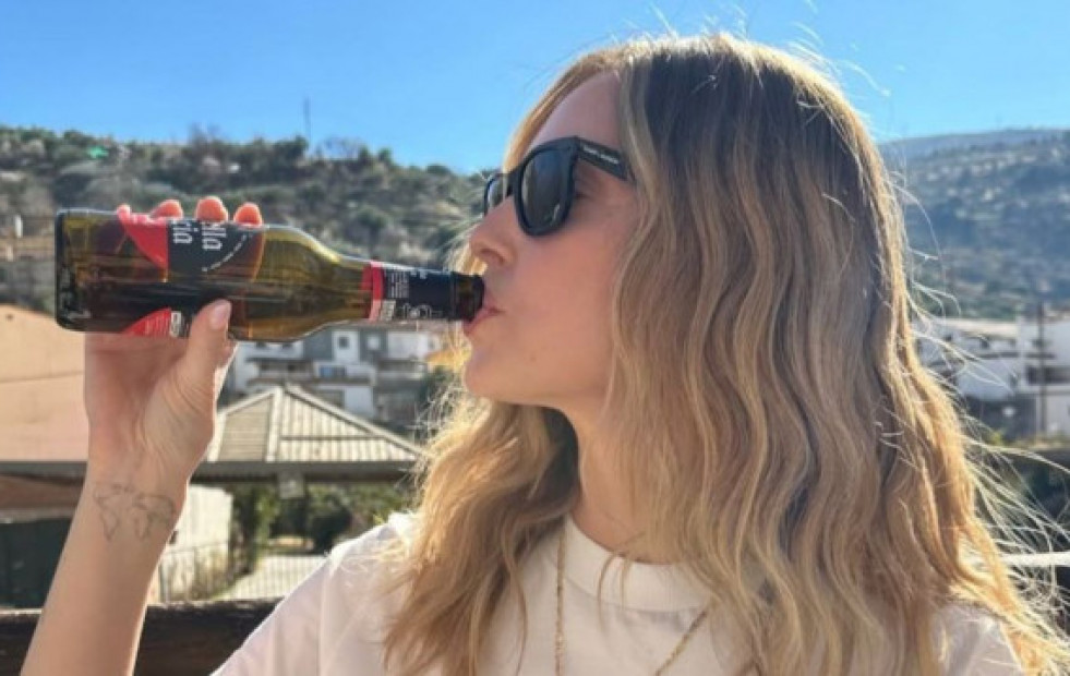 Chiara Ferragni disfruta de Estrella Galicia en su visita a España