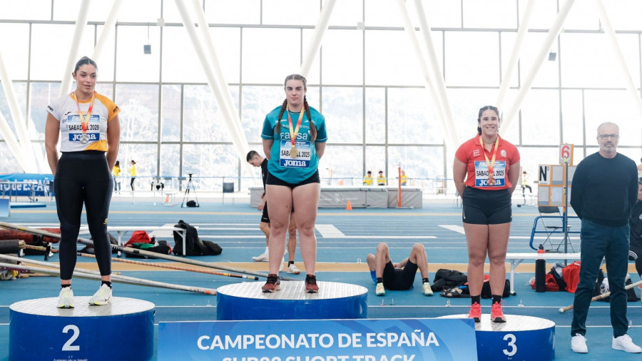 Sub 23 | Xiana Lago, del Ría ferrol, vuelve a subirse sl podio en el Campeonato de España en Sabadell