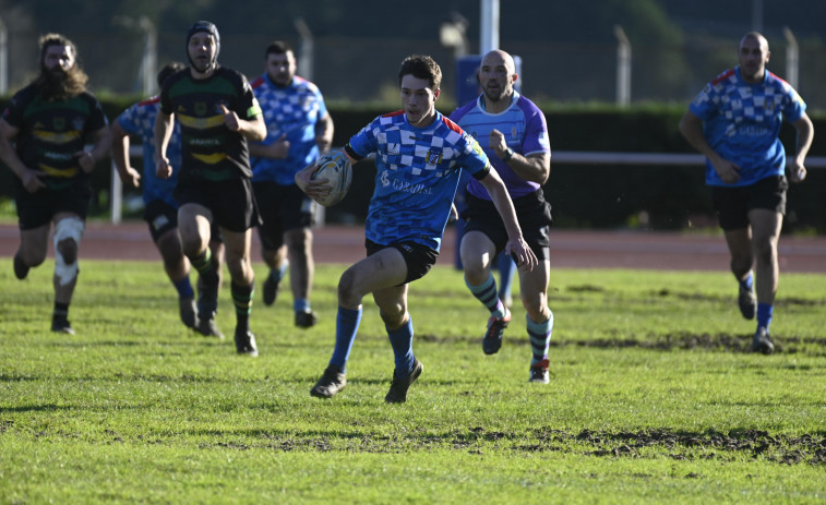 El Rugby Ferrol pierde por la mínima en casa ante Os Ingleses