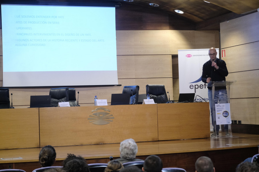 Cómo diseñar un yate, desde pequeñas embarcaciones a barcos de gran eslora, objeto de una charla en Ferrol