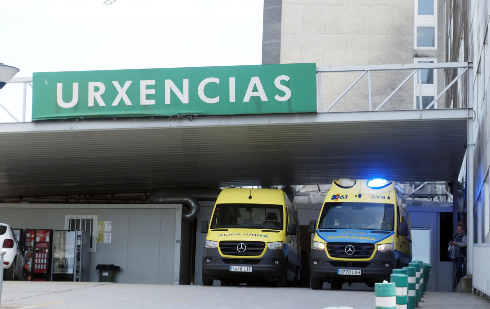 Una pareja de avanzada edad resulta herida leve en un accidente en Fene