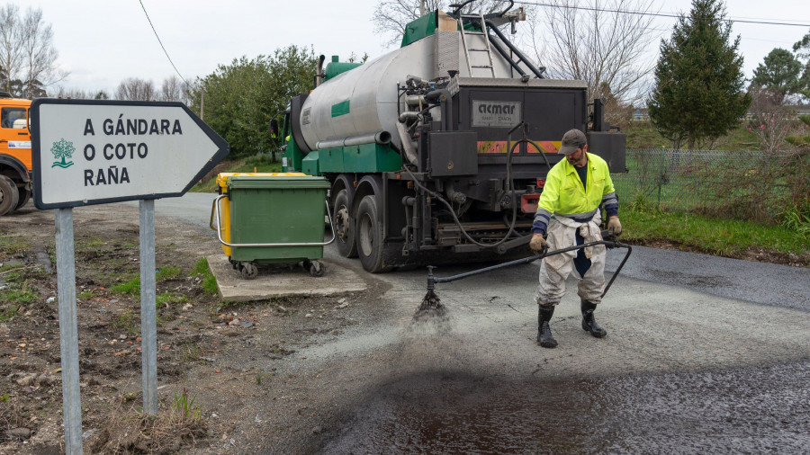 San Sadurniño finaliza las obras de mejora en nueve caminos y pistas con fondos provinciales