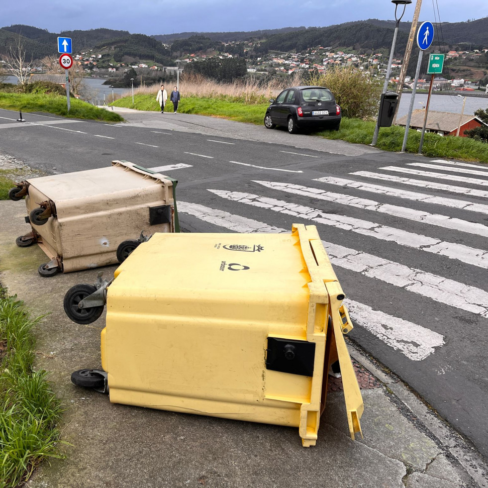 Ferrolterra vivió una jornada de temporal con fuertes vientos y lluvia pero sin incidencias