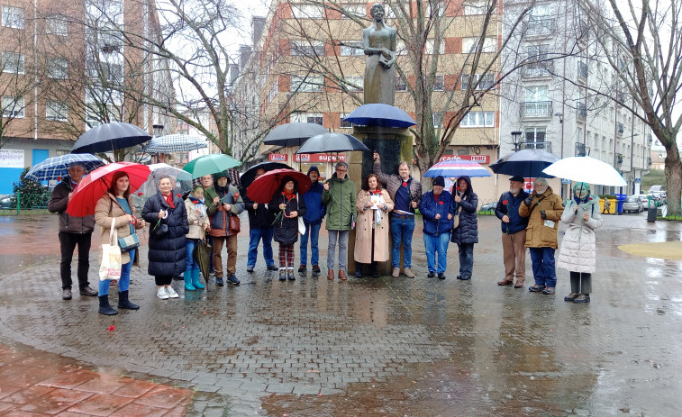 El BNG reclama la remodelación de la plaza de Rosalía en San Xoán