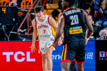 BaloncestoSelección.  Crónica del España   Bélgica, 59 52