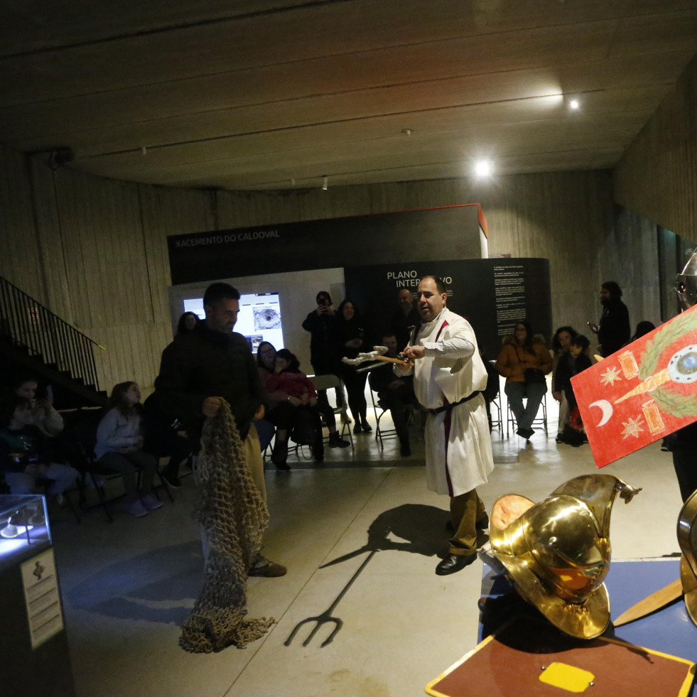 “Mascarada romana”, o taller especial de Entroido no Centro de Interpretación de Caldoval, en Mugardos