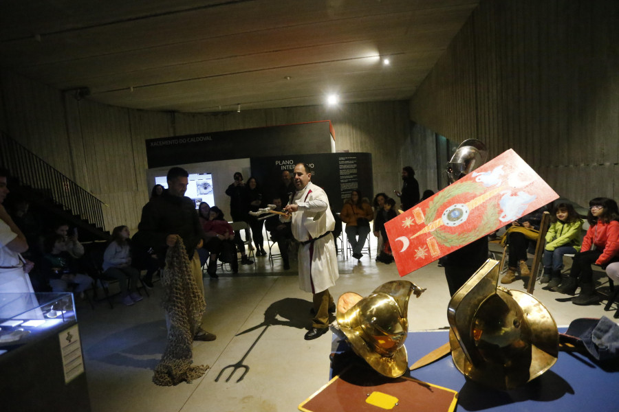 “Mascarada romana”, o taller especial de Entroido no Centro de Interpretación de Caldoval, en Mugardos