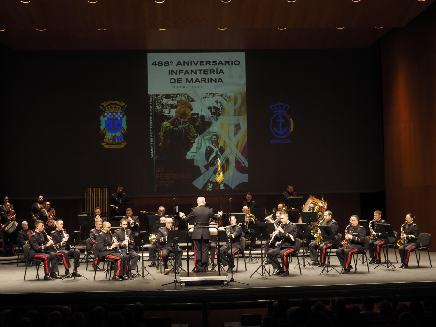 Música para celebrar el 488 aniversario del cuerpo de Infantería más antiguo del mundo