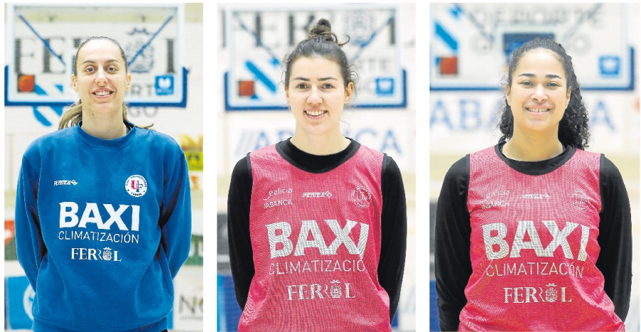 Mestres, Pospíšilová y Morro: Las reinas magas del Baxi Ferrol