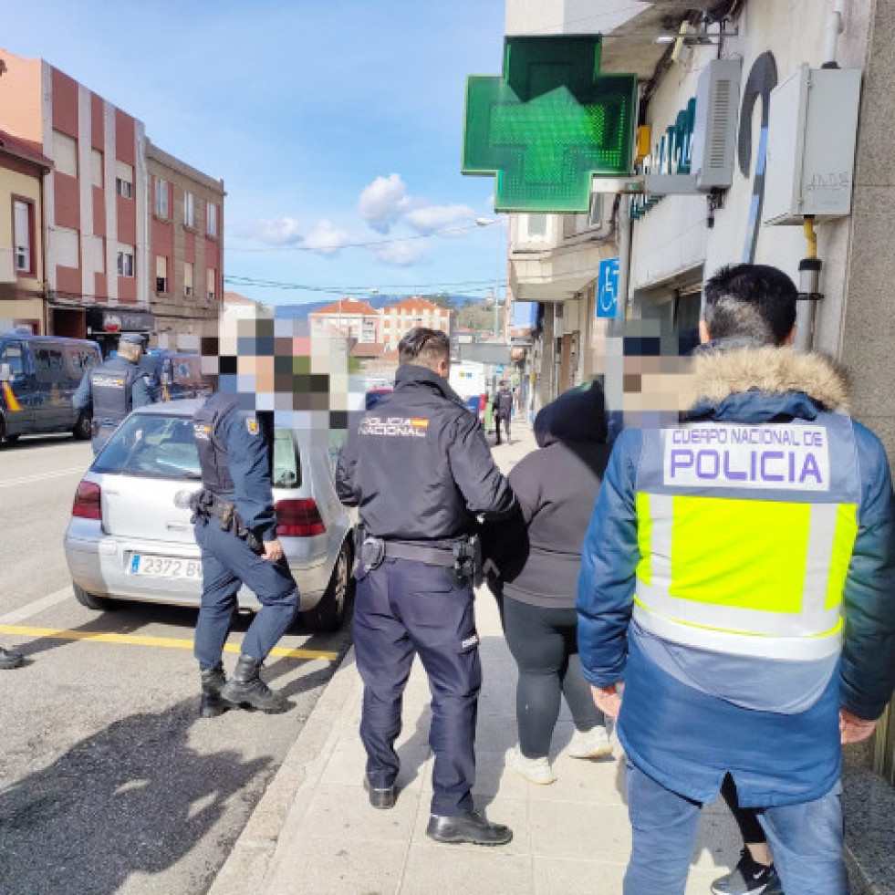 Detenidas seis personas en Vigo en la desarticulación de un punto de venta de droga