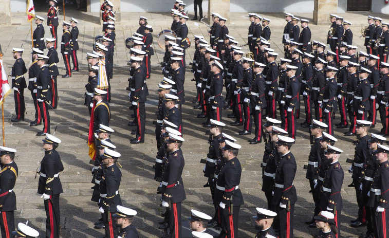 Parada militar para conmemorar el 488 aniversario de la Infantería de Marina