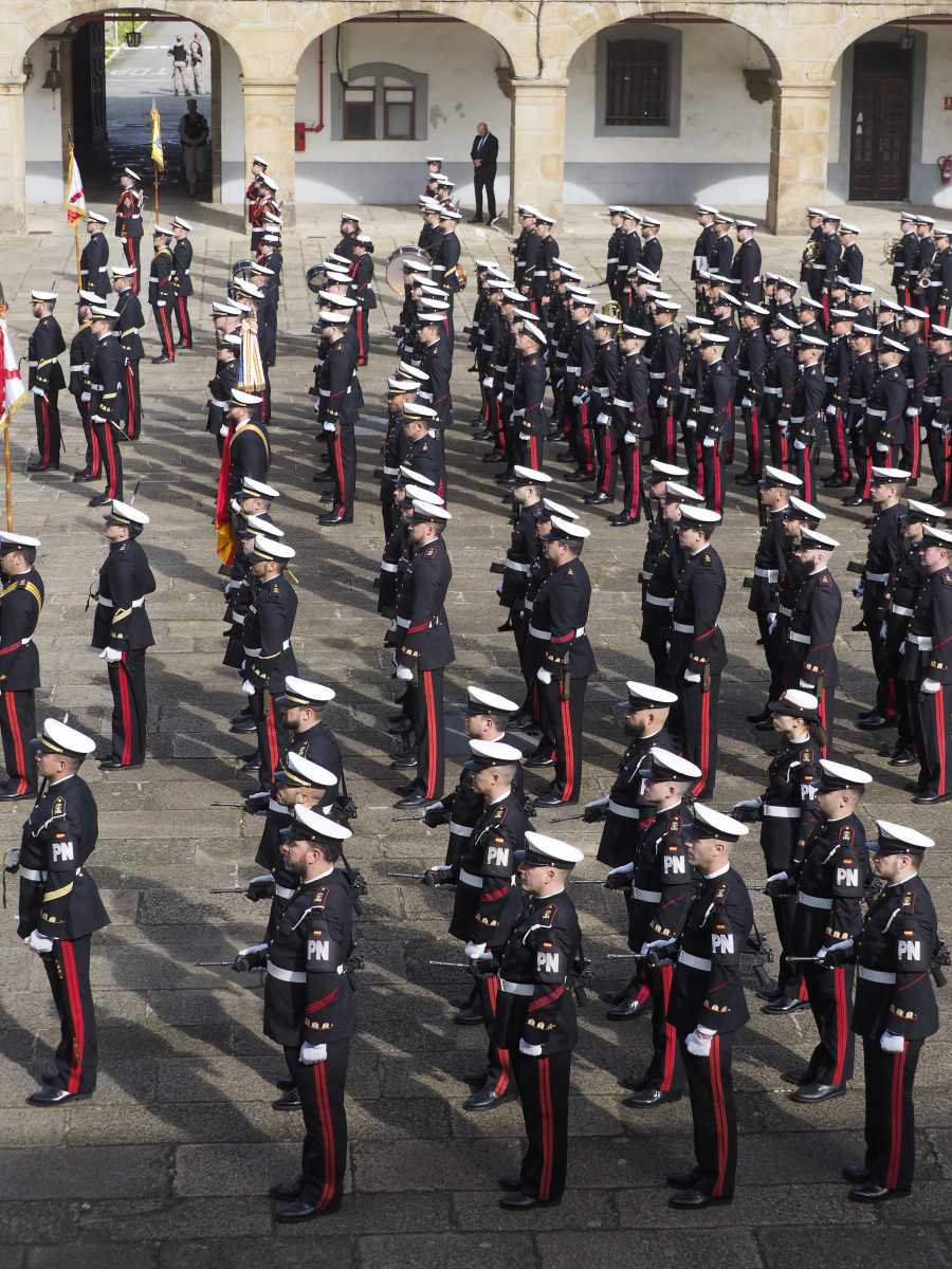 Parada militar para conmemorar el 488 aniversario de la Infantería de Marina