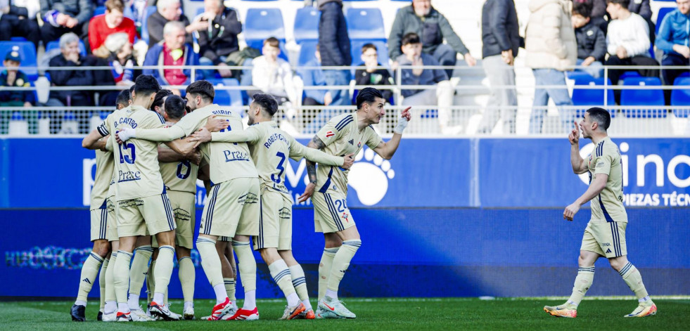 Las imágenes del Huesca - Racing de Ferrol