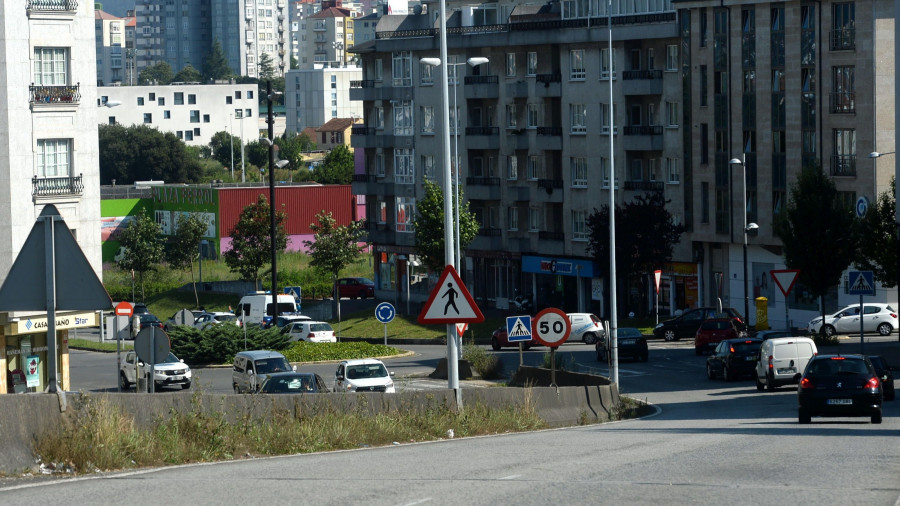 Herido un conductor en una colisión por alcance en Ferrol