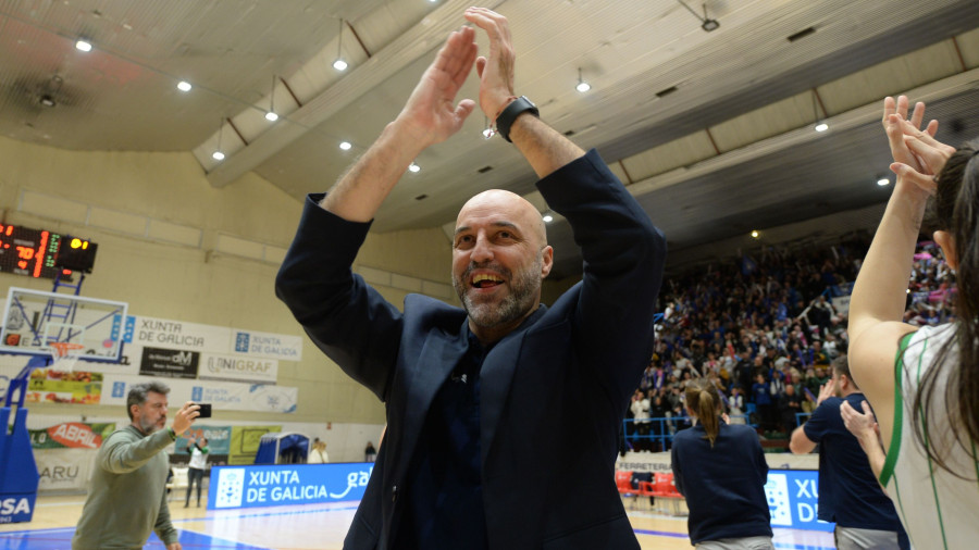 Lino López, entrenador del Baxi Ferrol: "Ante el Asvel, tenemos que mantener nuestra identidad"