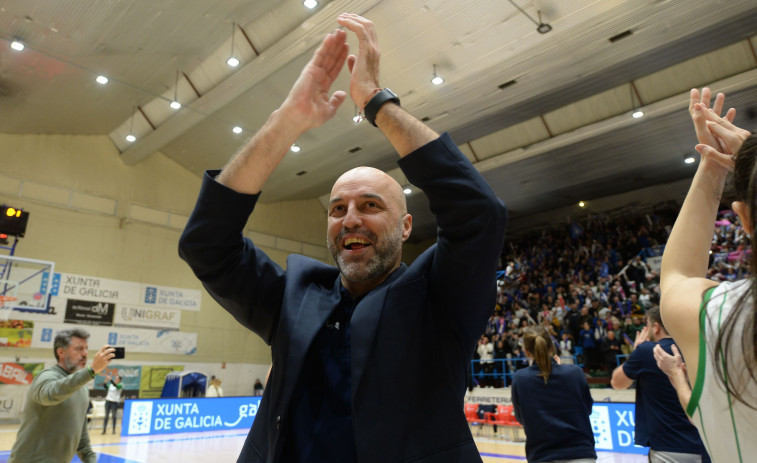 Lino López, entrenador del Baxi Ferrol: 