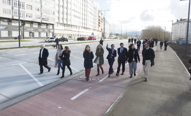 Los vehículos ya vuelven a circular entre Porta Nova y A Trincheira