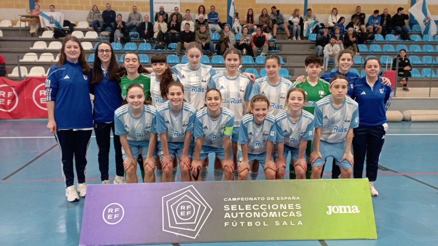 Laura Grandal y Daniela Feal se quedan en semifinales en el Campeonato de España sub 14