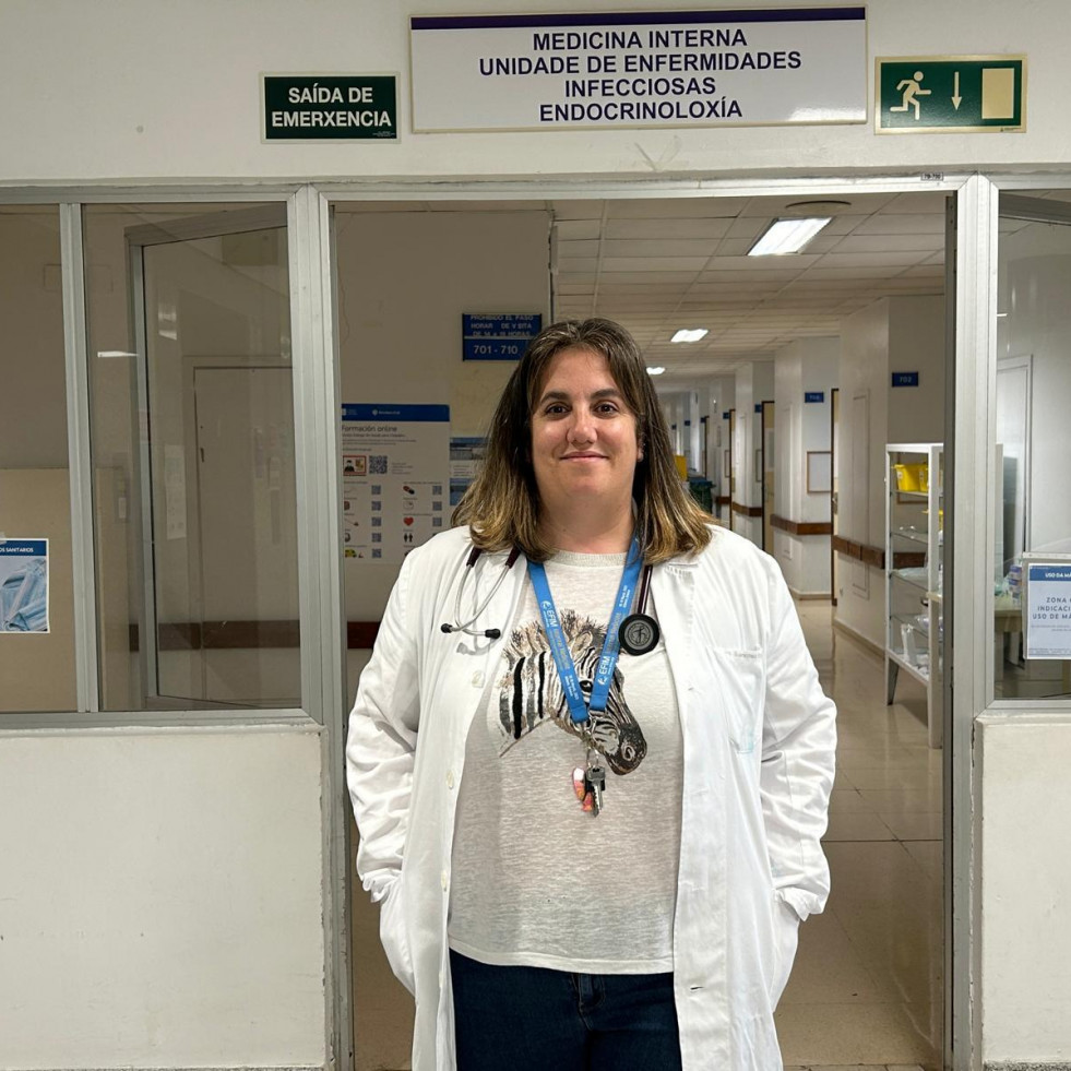 Sabela Sánchez (internista del CHUF)| “Coa chegada do covid, o hospital quedou sen enfermos doutras cousas”