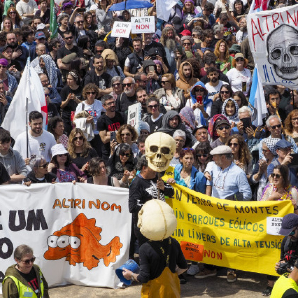 Vecinos de la zona donde se instalará Altri, 