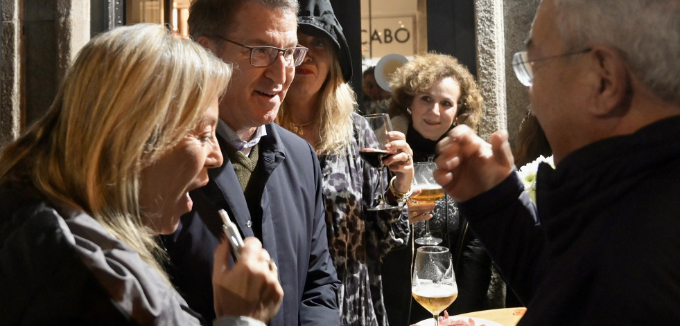 Feijóo se abona al buen comer de la ciudad de A Coruña