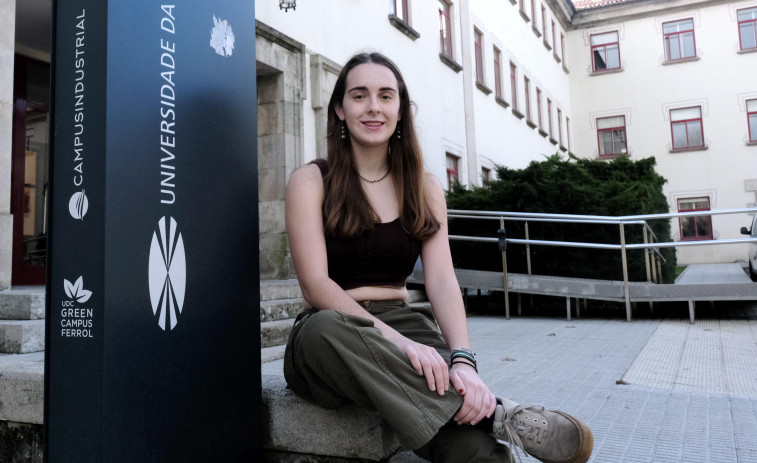 Irene Gallego, alumna del Campus de Ferrol: “Con las semanas, esto tomó un color más bonito”