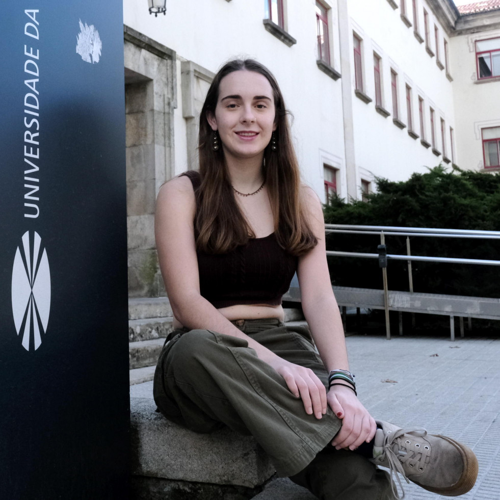 Irene Gallego, alumna del Campus de Ferrol: “Con las semanas, esto tomó un color más bonito”