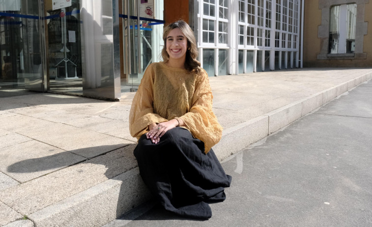 Aitana Rodríguez, alumna del Campus de Ferrol: “Estoy estudiando lo que me gusta; este es mi lugar”