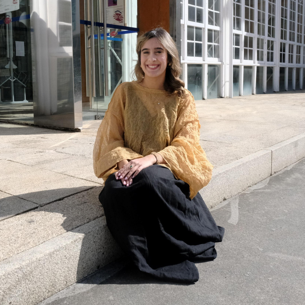 Aitana Rodríguez, alumna del Campus de Ferrol: “Estoy estudiando lo que me gusta; este es mi lugar”