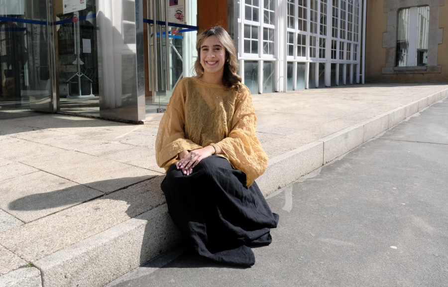 Aitana Rodríguez, alumna del Campus de Ferrol: “Estoy estudiando lo que me gusta; este es mi lugar”