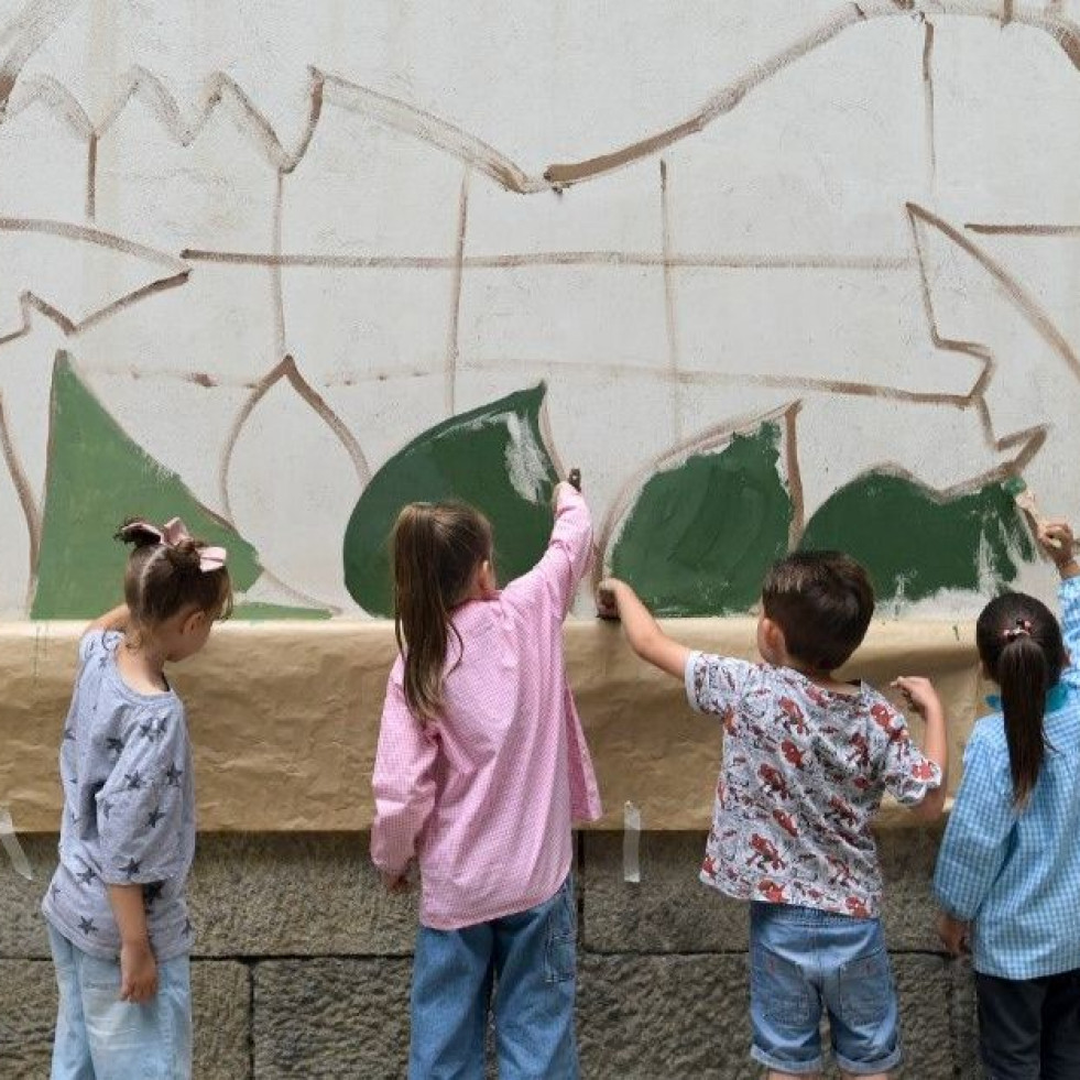 “Plantando árbores con pinceis” llegará al colegio Valle Inclán la próxima semana