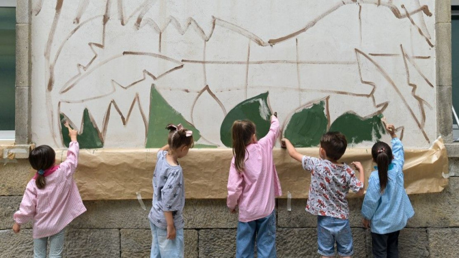 “Plantando árbores con pinceis” llegará al colegio Valle Inclán la próxima semana