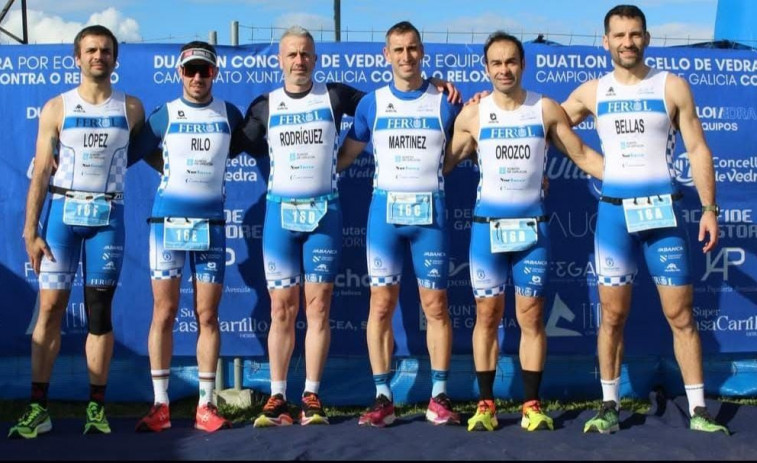 El Triatlón Ferrol se queda cerca del ‘top 10’