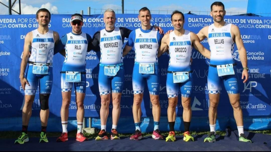 El Triatlón Ferrol se queda cerca del ‘top 10’