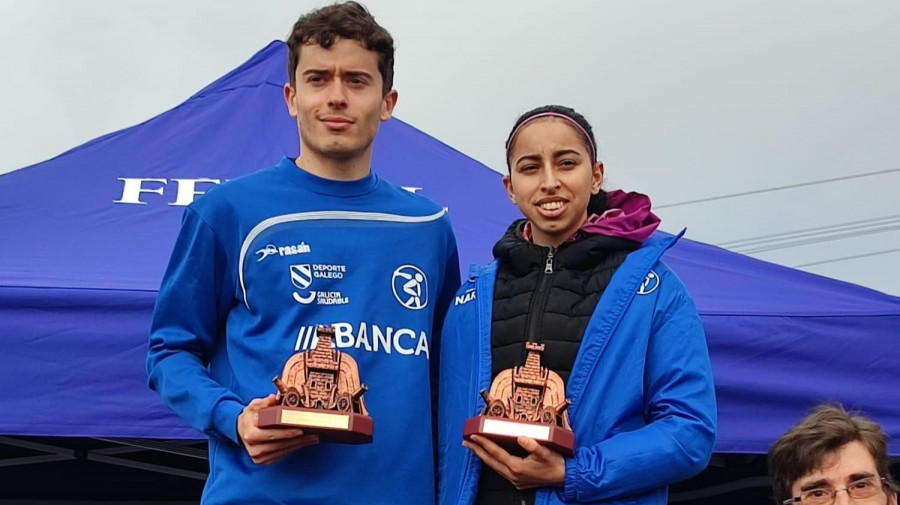 El fenés Martín Barreiro, plata gallega sub 23 y billete para el Nacional de trail