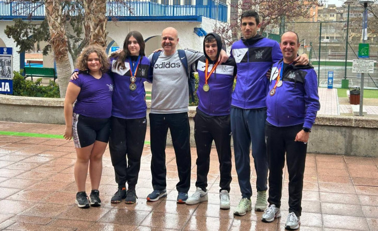 En mojado o en seco, lluvia de medallas para Cedeira y San Felipe Ferrol