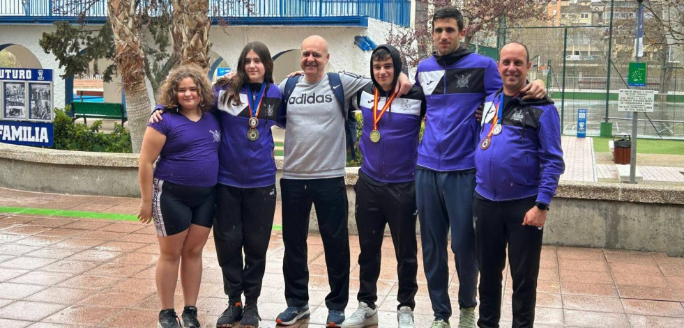 En mojado o en seco, lluvia de medallas para Cedeira y San Felipe Ferrol