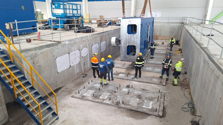 Navantia inicia el montaje de las líneas robotizadas de la Fábrica Digital de Bloques en Ferrol