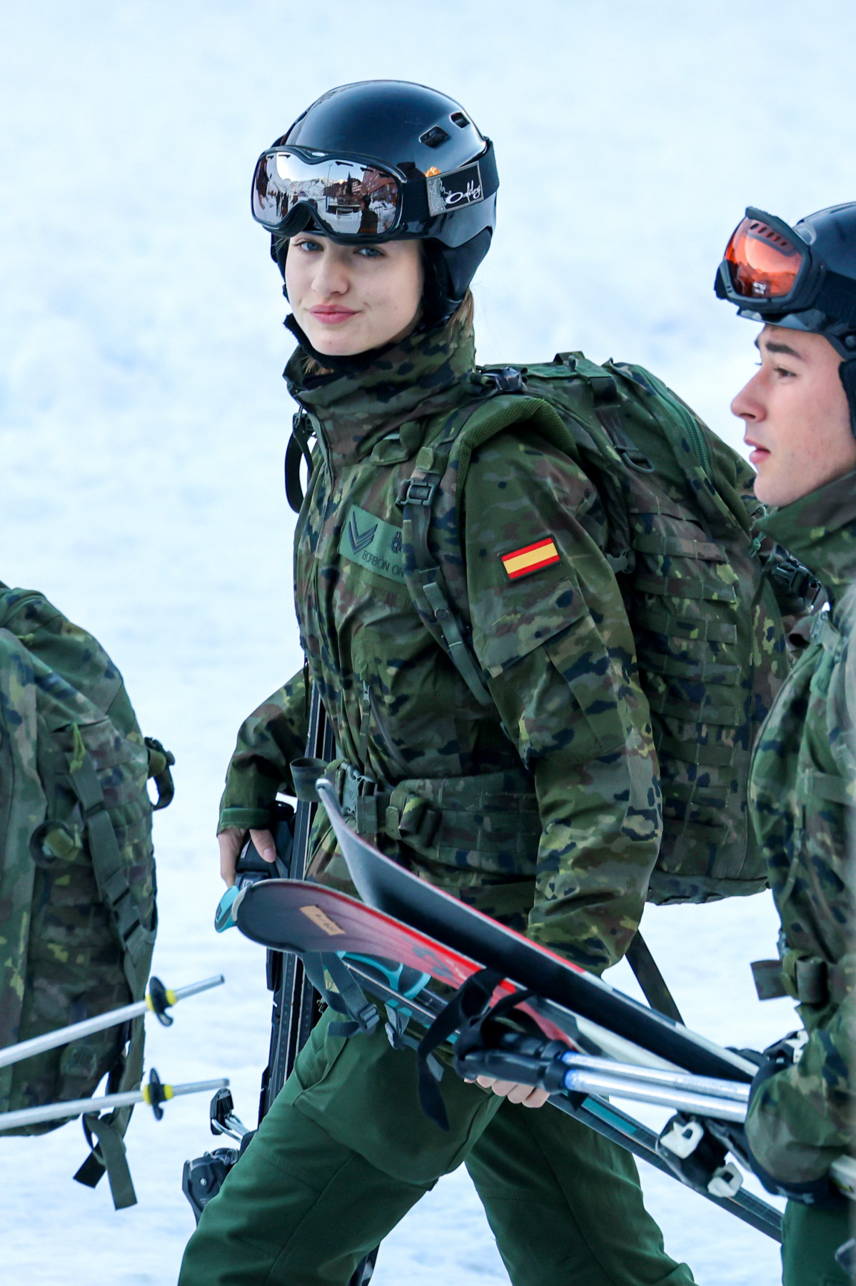 La princesa Leonor, durante la instrucciu00f3n militar en el Pirineo aragonu00e9s @ EP (4)